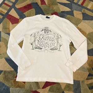 VTG Y2K Vans waffle Knit top